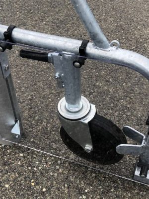 Hlífðarplötur fyrir Smartlift fótboltamörk, eitt vinstra og eitt hægra megin.