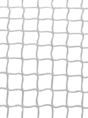 Fótboltanet fyrir þriggja manna fótboltamörk, 3 mm hvítt PP, 4,5 cm möskvi, Dýpt: 70/70 cm