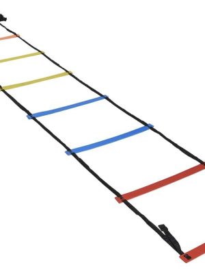 Fimleikastigi 900 cm með flötum gúmmíþrepum