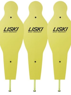 Æfingamyndir fyrir skotfimi, sett með 5 stk. Stillanleg hæð frá 150 - 190 cm.