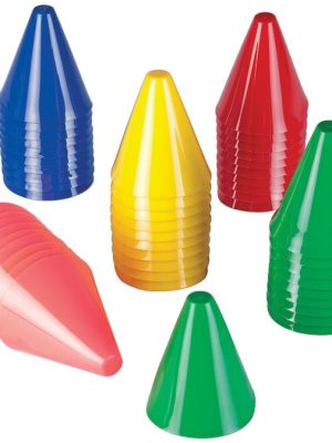 Merkingartoppi 50 stk. í setti, 5 mismunandi litum, H: 7,5 cm