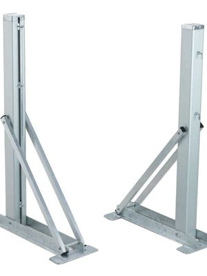 Tennisstuðningar fyrir yfirborðsfestingu 80 x 80 mm álprófíl