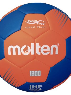 Handbolti Molten 1800, stærð 0 fyrir bæði kynin, U-9 og U-11.
