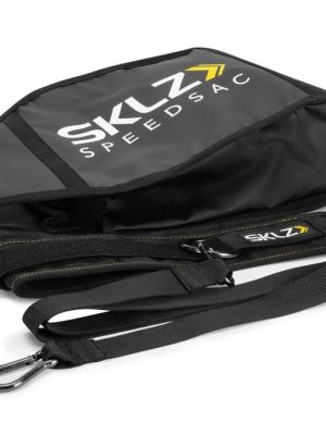 SKLZ Speedsac æfingaþyngdartaska með belti. Inniheldur 3 þyngdarpoka fyrir 5 kg. Heildarmótþyngd 15 kg