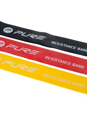 Pure2Improve æfingateygjur, 3 stk. Styrkur: létt, miðlungs, hörð