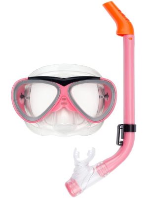 Snorkelsett Junior, bleikt