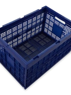 Samanbrjótanlegur kassi 60 x 40 x 33 cm Staflanleg plastkassi