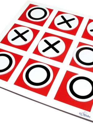 Tic-tac-toe undirvatnsleikur, spilaborð, 52 x 52 cm