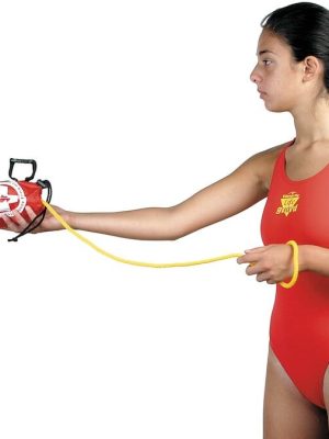 Lífsbjörgunarkastpoki 15 metra reipi