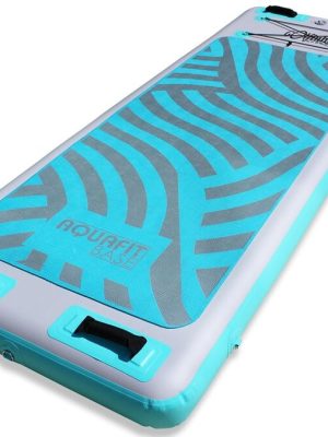 SurfFit loftfyllt líkamsræktarmotta fyrir vatn Uppblásin 220 x 90 x 10 cm