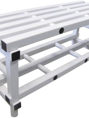 Bekkur með skóhillu 100 x 40 x 50 cm.