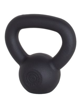 Ketilbjöllu B-Strong svart járn 4 kg