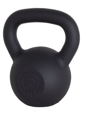 Ketilbjöllu B-Strong svart járn 20 kg
