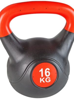 Ketilbjöllur PVC 16 kg Handfangsmál: 15 cm