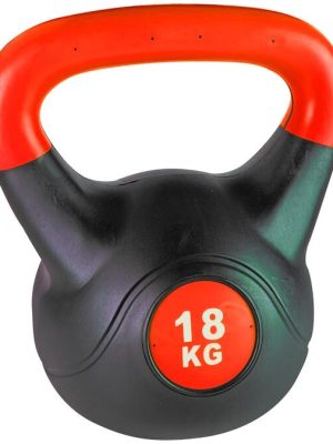 Ketilbjöllur PVC 18 kg Handfangsmál: 15,5 cm