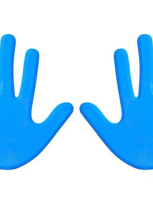 Handafar fyrir hreyfifærni í bláu, 16 x 13,5 cm