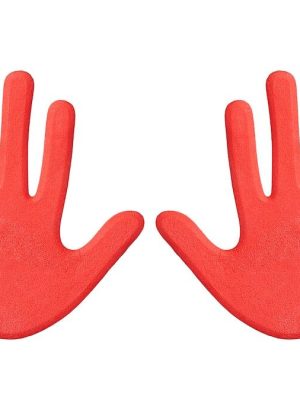 Handafar fyrir hreyfifærni í rauðu, 16 x 13,5 cm