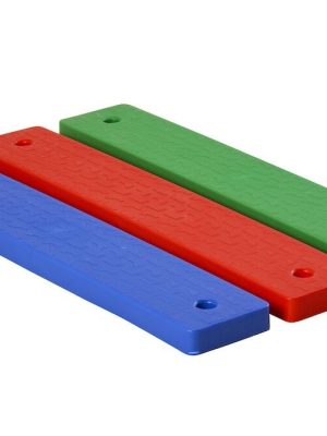 Jafnvægisbretti fyrir hreyfifærni, 3 stykki. Blandaðir litir.