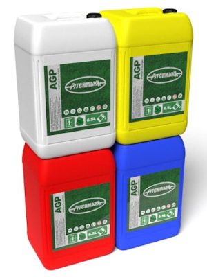 Grasmálning fyrir gervigras 10 l, hvít (Tilbúin til notkunar) Forblandað