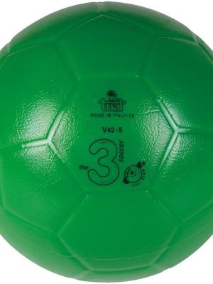Tilraunafótbolti fyrir skóla, stærð 3, grænn, Ø 18 cm, þyngd u.þ.b. 300 g