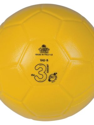 Tilraunafótbolti fyrir skóla, stærð 3, gulur, Ø 18 cm, þyngd u.þ.b. 300 g