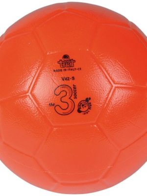 Tilraunafótbolti fyrir skóla, stærð 3, appelsínugulur, Ø 18 cm, þyngd u.þ.b. 300 g