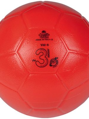 Tilraunafótbolti fyrir skóla, stærð 3, rauður, Ø 18 cm, þyngd u.þ.b. 300 g