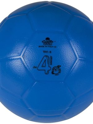 Tilraunafótbolti fyrir skóla, stærð 4, blár, Ø 19,5 cm, þyngd u.þ.b. 360 g