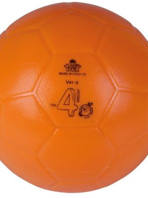 Tilraunafótbolti fyrir skóla, stærð 4, appelsínugulur, Ø 19,5 cm, þyngd u.þ.b. 360 g
