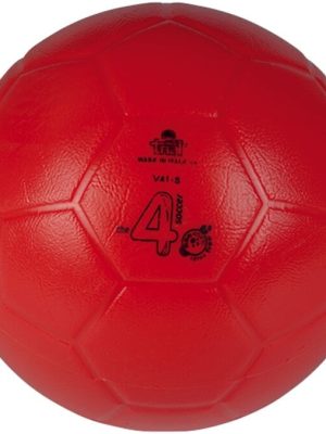 Tilraunafótbolti fyrir skóla, stærð 4, rauður, Ø 19,5 cm, þyngd u.þ.b. 360 g