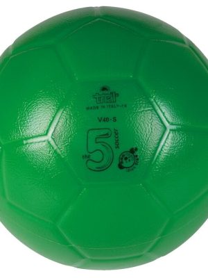 Tilraunafótbolti fyrir skóla, stærð 5, grænn, Ø 21,5 cm, þyngd u.þ.b. 420 g