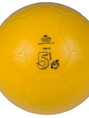 Tilraunafótbolti fyrir skóla, stærð 5, gulur, Ø 21,5 cm, þyngd u.þ.b. 420 g