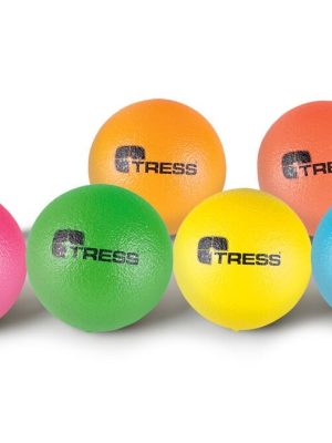 Froðukúlur 18 cm, 6 stk. í pakka, blandaðir litir, 6 kúlur í 6 mismunandi neonlitum.