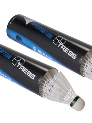Badmintonboltar úr nylon, 12 stk. TRESS skólalíkan (2 rör með 6 stk.)