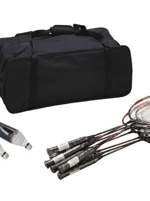 Badmintonsett stig 500, 10 spaðar, 12 boltar og 1 poki