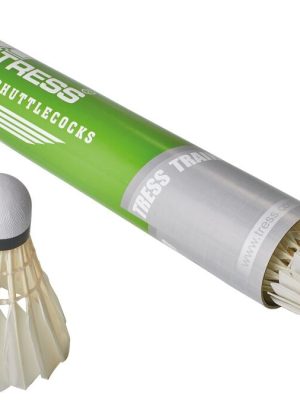 Badmintonkúlur, Tress Trainer, fjötlur. Rúba með 12 stk.