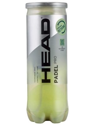 Padel boltar HEAD 3-pakkning túpa með 3 boltum