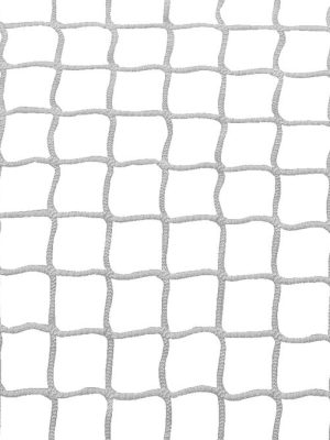 Íshokkímarknet, opinbert, 5 mm hvítt PP, 3,5 cm möskvi, dýpt: 105 cm