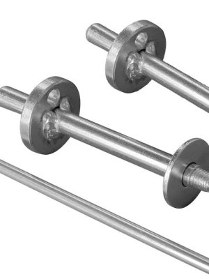 Stálstaurar með spjótum fyrir íshokkímörk. Fæst í pörum (2 stk.) fyrir 1 mark.