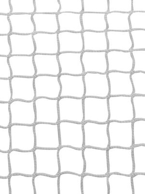 Íshokkímarknet, opinbert fyrir keppni, unglinga, 5 mm hvítt nylon, 3,5 cm möskvi