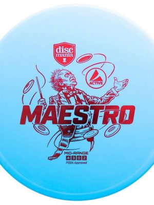 Frisbígolf Miðlungs Maestro Hraði: 4, Rennsli: 3, Beygja: 0, Fötun: 2