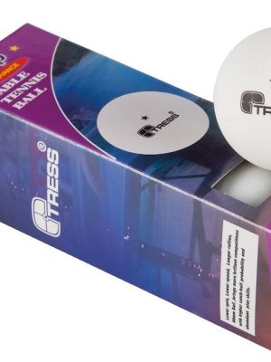 Borðtennisboltar 3 stk. Hvítir *