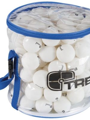 Borðtennisboltar 100 stk. Hvítir * Sellulóíðlausir boltar