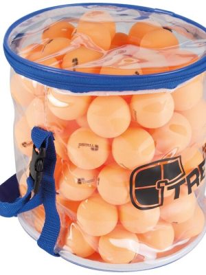 Borðtennisboltar 100 stk. Appelsínugular * Sellulóíðlausir boltar
