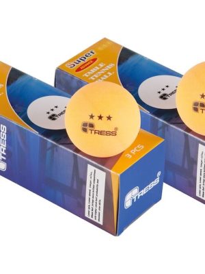 Borðtennisboltar 6 stk. Appelsínugular ***