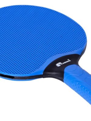 Borðtennis kylfa New Basic, blá. Kylfa úr gegnheilu efni með rifuðu yfirborði.