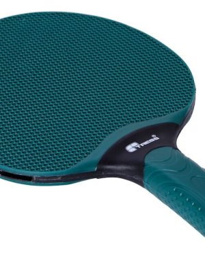 Borðtennis kylfa New Basic, græn. Kylfa úr gegnheilu efni með rifnu yfirborði.