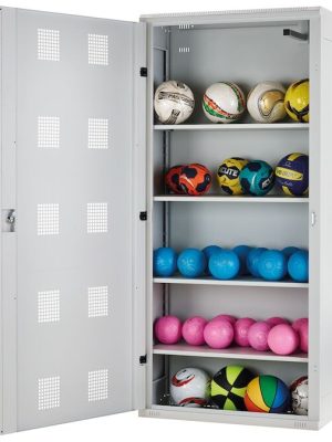 Kúluskápur með 4 hillum Stærð 197 x 90 cm, Dýpt 40 cm