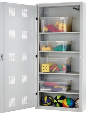 Plastkassasett fyrir skáp, 4 stykki. Gagnsæir plastkassar