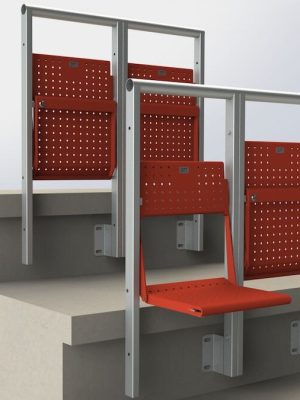 Örugg staða með innbyggðum sæti